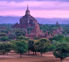 AS77-Bagan landscape, Burma