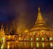AS98-Shwedagon at sunrise, Burma