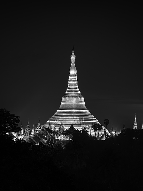 BW97-Shwedagon pagoda, Yangon, Burma
